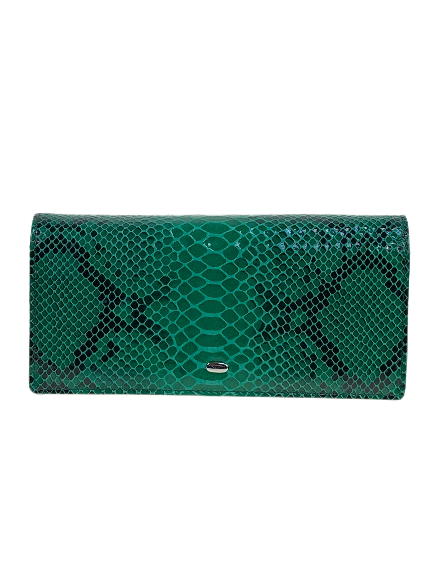 На фото 1 -  Женский кошелёк из натуральной кожи, цвет зеленый