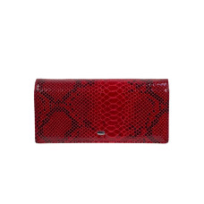 На фото 1 -  Женский кошелёк из натуральной кожи, цвет бордово-красный