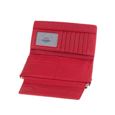 На фото 2 -  Женское портмоне из искусственной кожи, цвет красный