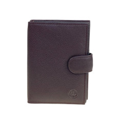 На фото 1 -  Обложка для  паспорта и автодокументов из натуральной кожи, цвет коричневый