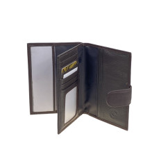 На фото 2 -  Обложка для  паспорта и автодокументов из натуральной кожи, цвет коричневый