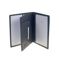 На фото 2 - Обложка для паспорта и автодокументов из натуральной кожи, цвет черный На фото 2 - Обложка для паспорта и автодокументов из натуральной кожи, цвет черный