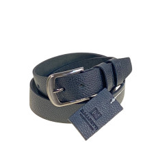 На фото 1 -  Ремень мужской из натуральной кожи, цвет черный