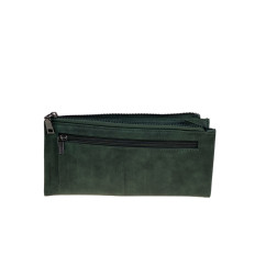 На фото 2 -  Женское портмоне из искусственной кожи, цвет зеленый На фото 2 -  Женское портмоне из искусственной кожи, цвет зеленый