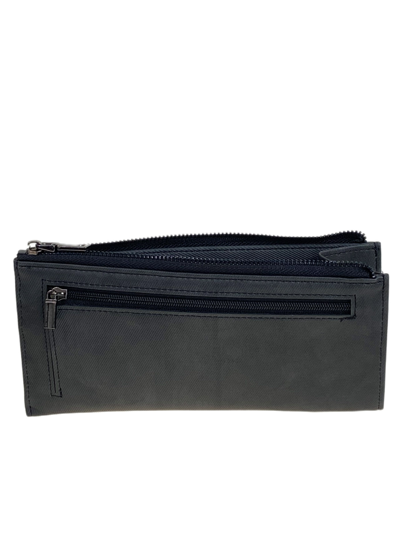 На фото 2 -  Женское портмоне из искусственной кожи, цвет черный На фото 2 -  Женское портмоне из искусственной кожи, цвет черный