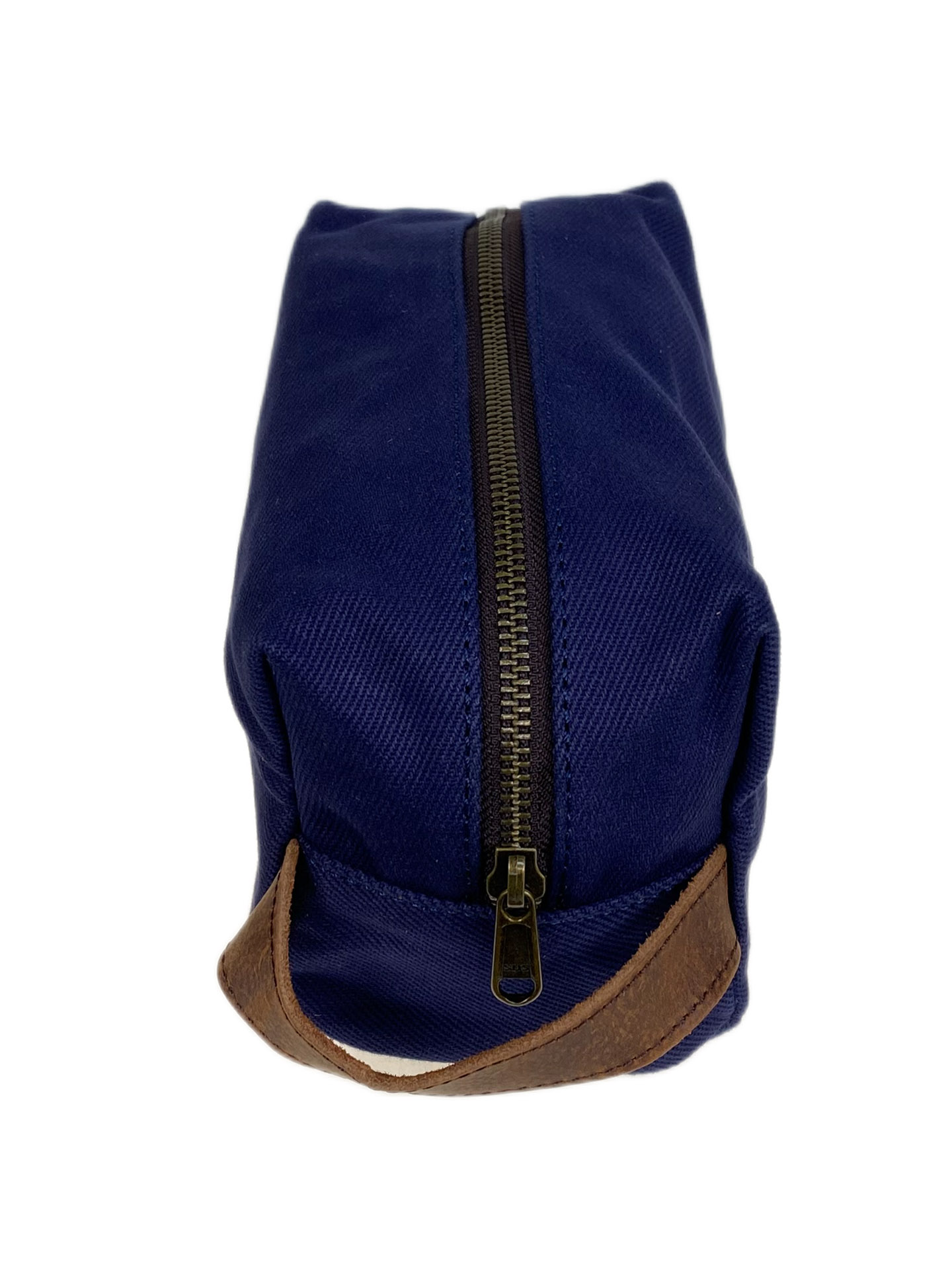 На фото 2 - Мужская сумка-косметичка из текстиля, цвет синий 