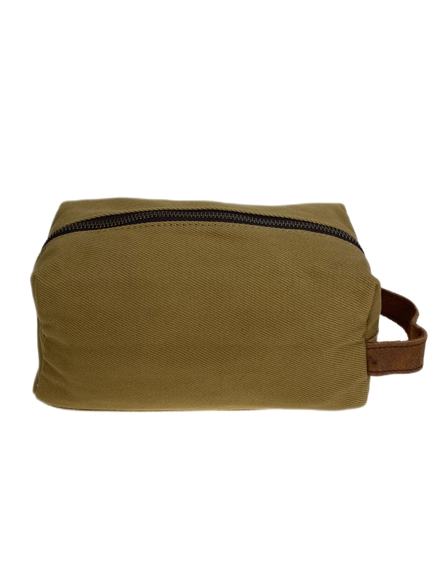 На фото 2 - Мужская сумка - косметичка из текстиля, цвет коричневый