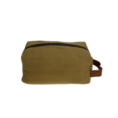 На фото 2 - Мужская сумка - косметичка из текстиля, цвет коричневый На фото 2 - Мужская сумка - косметичка из текстиля, цвет коричневый