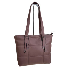 На фото 1 - Женская сумка из искусственной кожи, цвет  нежно розовый На фото 1 - Женская сумка из искусственной кожи, цвет  нежно розовый