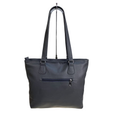 На фото 2 - Женская сумка из искусственной кожи, цвет графит На фото 2 - Женская сумка из искусственной кожи, цвет графит