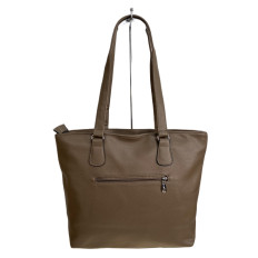 На фото 2 - Женская сумка из искусственной кожи, цвет хаки На фото 2 - Женская сумка из искусственной кожи, цвет хаки