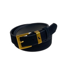 На фото 1 - Ремень женский из натуральной замши, цвет черный На фото 1 - Ремень женский из натуральной замши, цвет черный