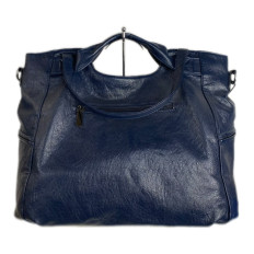 На фото 2 - Женская сумка из искусственной кожи, цвет синий На фото 2 - Женская сумка из искусственной кожи, цвет синий