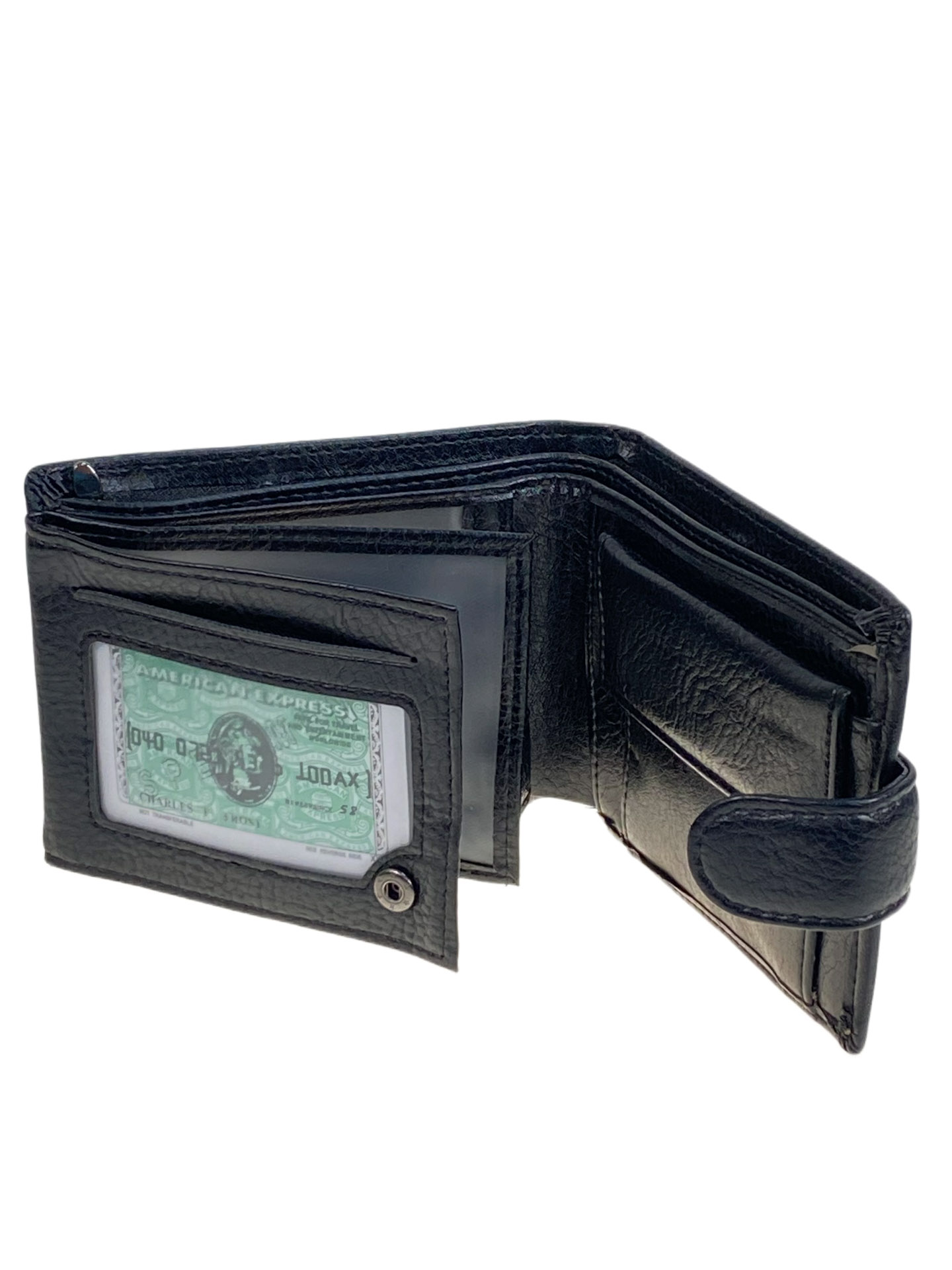 На фото 2 - Портмоне мужское из натуральной кожи , цвет черный На фото 2 - Портмоне мужское из натуральной кожи , цвет черный