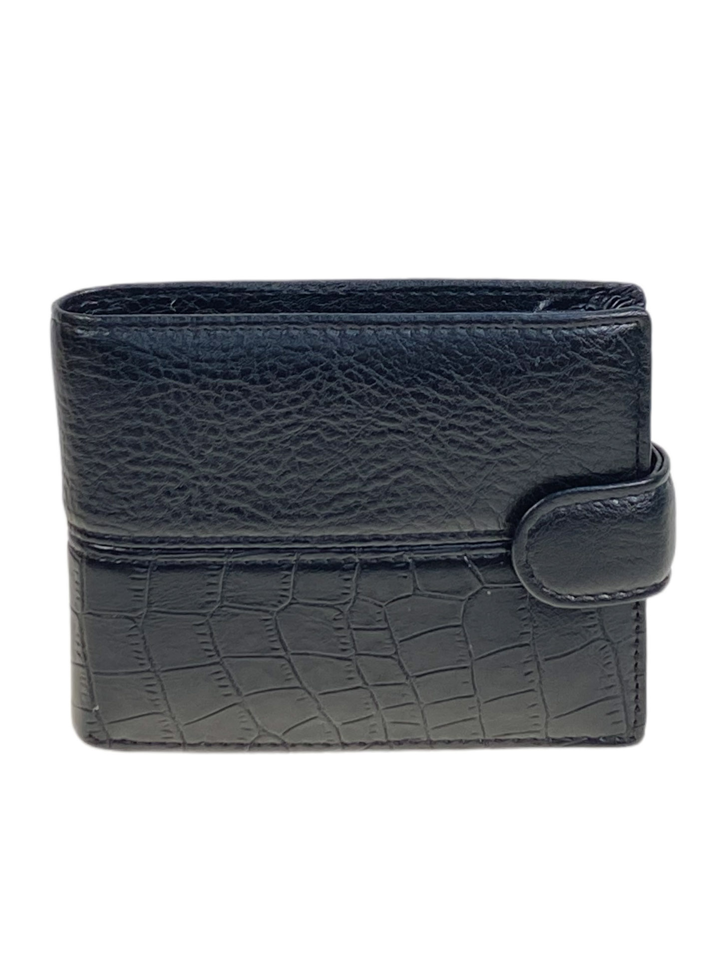 На фото 1 - Портмоне мужское из натуральной кожи , цвет черный На фото 1 - Портмоне мужское из натуральной кожи , цвет черный