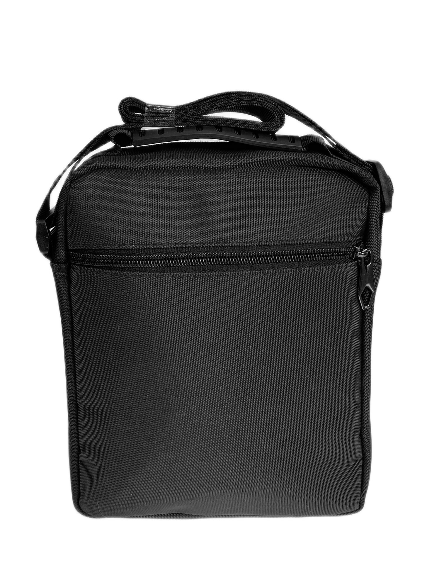 На фото 2 - Сумка мужская  текстильная, цвет  черный