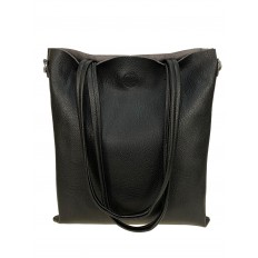 На фото 2 - Женская сумка из искусственной кожи, цвет черный На фото 2 - Женская сумка из искусственной кожи, цвет черный