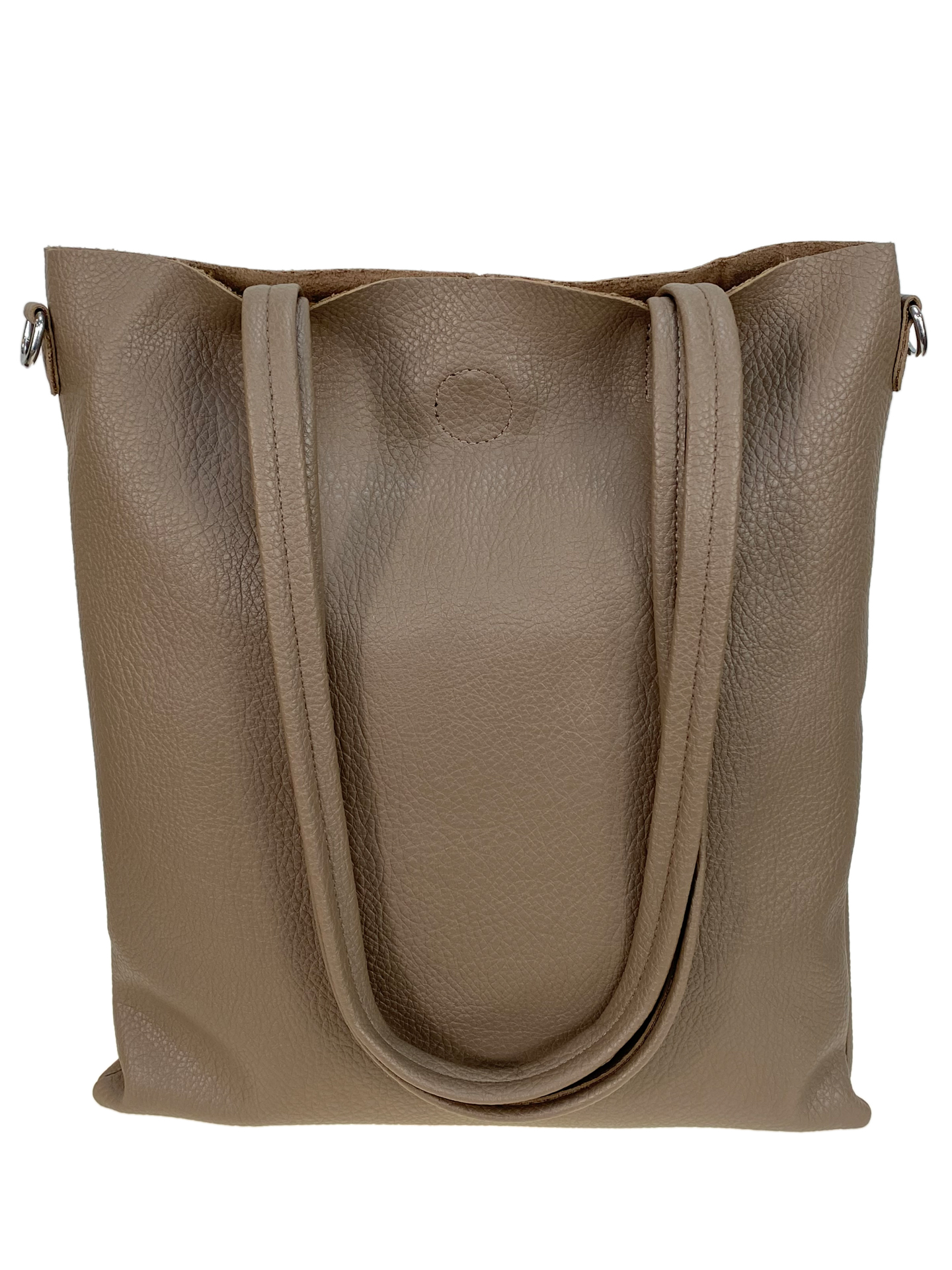 На фото 2 - Женская сумка из искусственной кожи, цвет бежевый На фото 2 - Женская сумка из искусственной кожи, цвет бежевый