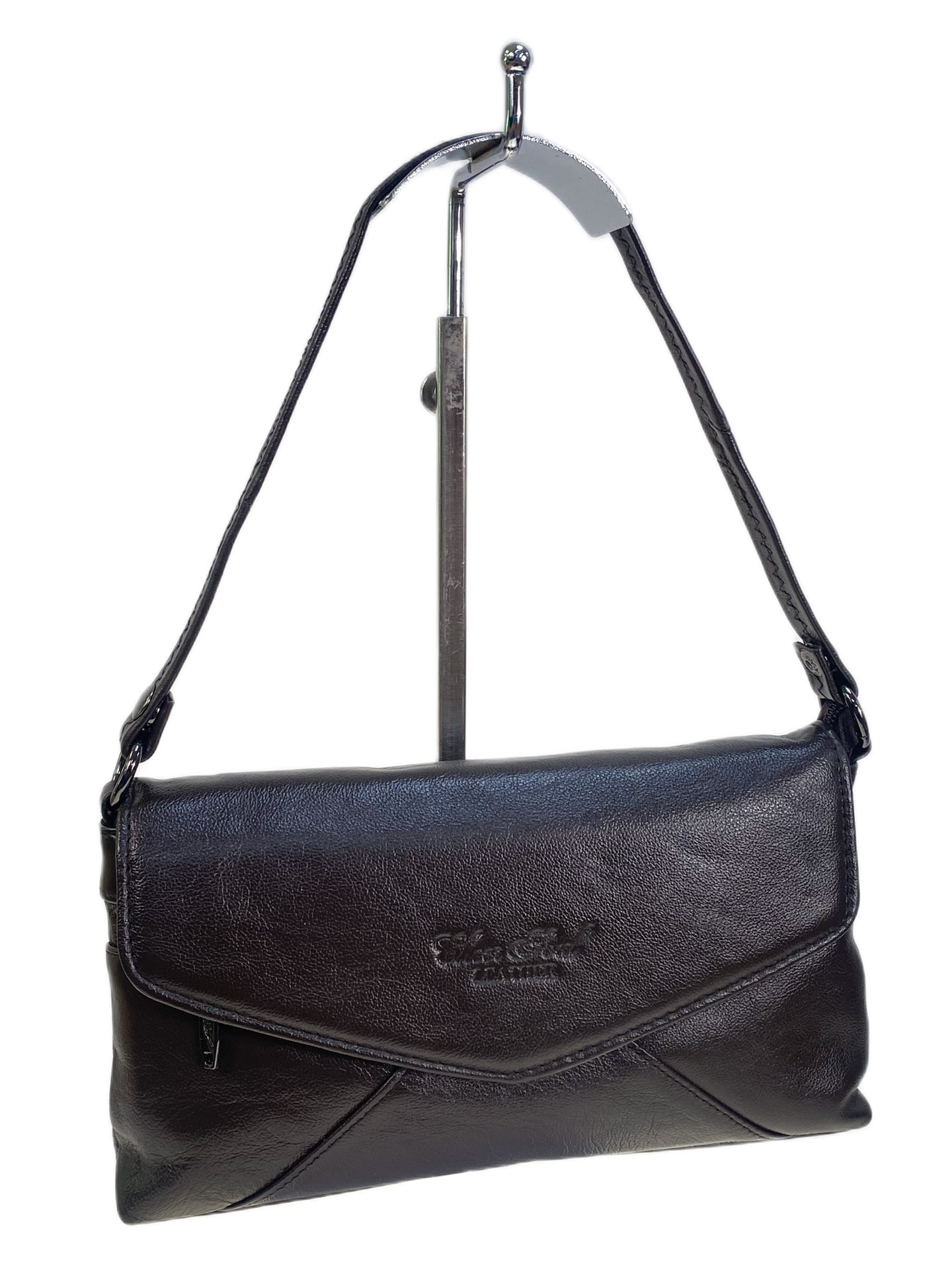 На фото 1 - Женская сумка из натуральной кожи, цвет кофе На фото 1 - Женская сумка из натуральной кожи, цвет кофе