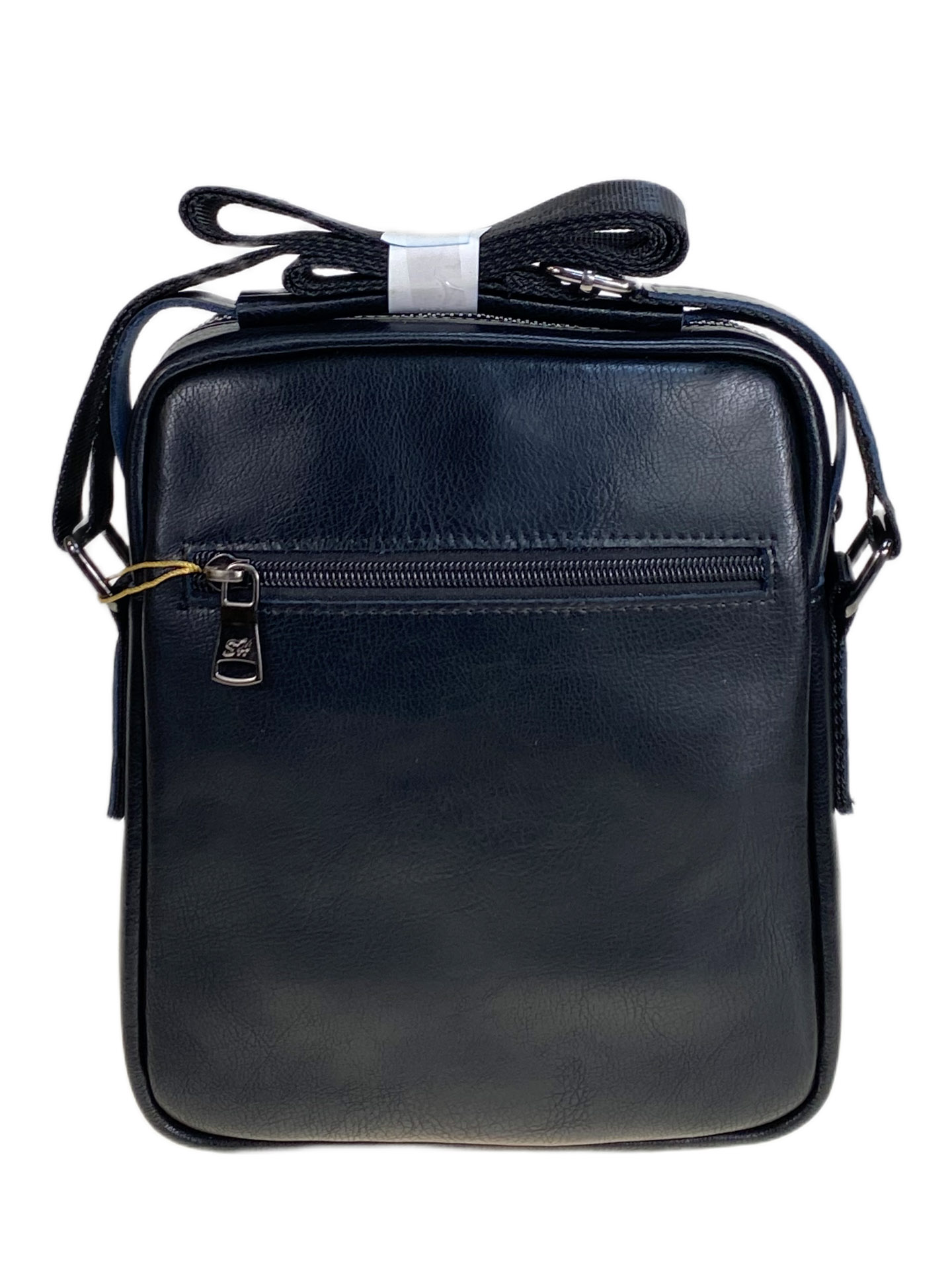 На фото 2 - Сумка мужская из натуральной кожи, цвет черный На фото 2 - Сумка мужская из натуральной кожи, цвет черный