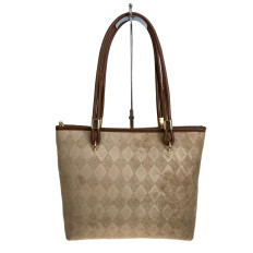 На фото 2 - Женская сумка из искусственной замши, цвет бежевый На фото 2 - Женская сумка из искусственной замши, цвет бежевый