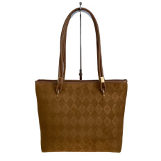 На фото 2 - Женская сумка из искусственной замши, цвет коричневый На фото 2 - Женская сумка из искусственной замши, цвет коричневый