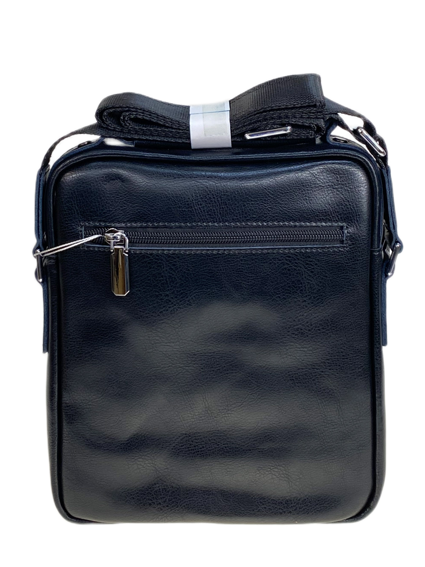 На фото 2 - Сумка мужская из натуральной кожи, цвет черный На фото 2 - Сумка мужская из натуральной кожи, цвет черный