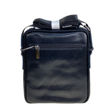 На фото 2 - Сумка мужская из натуральной кожи, цвет черный На фото 2 - Сумка мужская из натуральной кожи, цвет черный