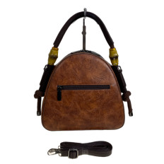 На фото 2 - Женская сумка из искусственной кожи, цвет коричневый На фото 2 - Женская сумка из искусственной кожи, цвет коричневый