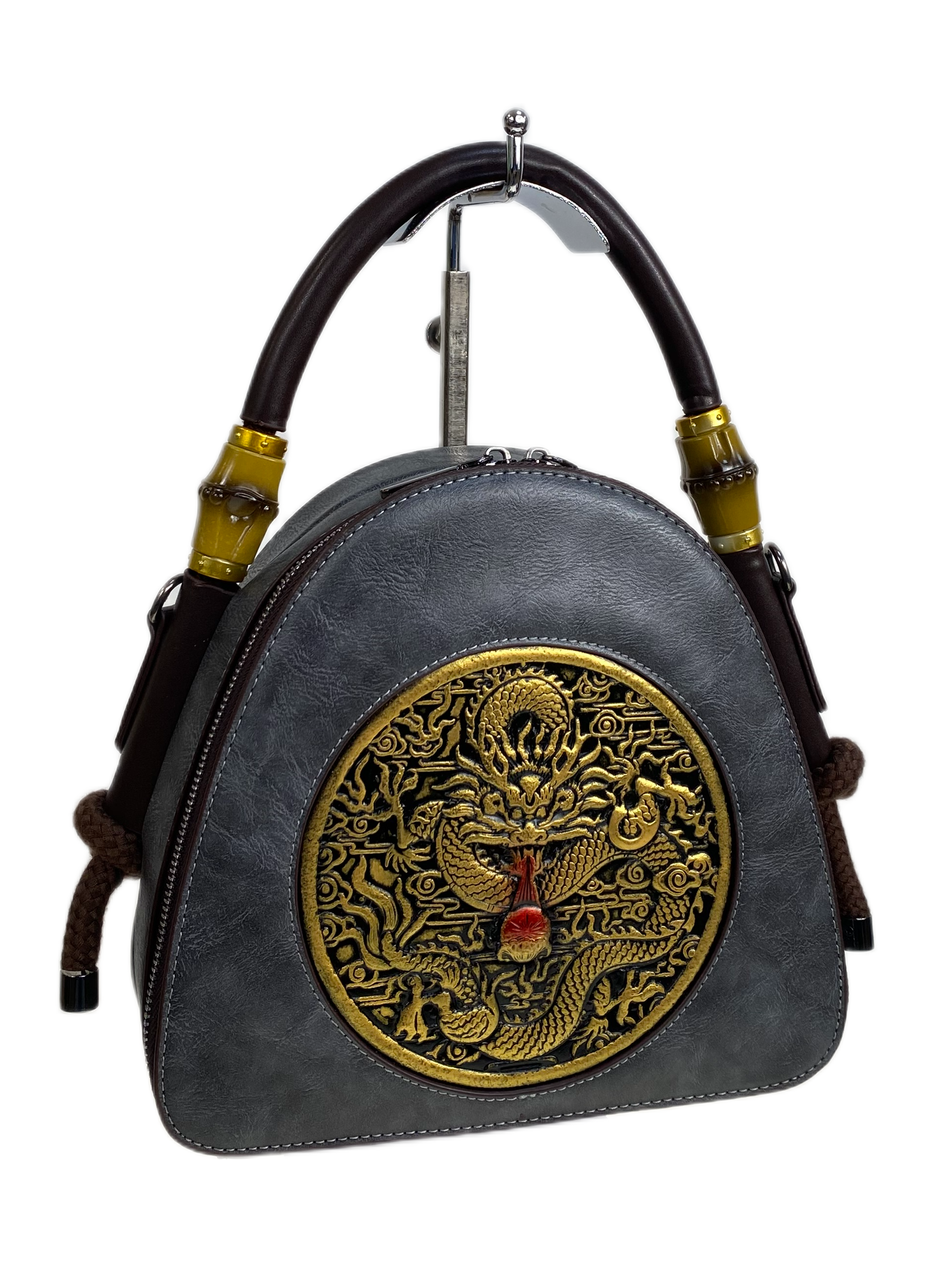 На фото 1 - Женская сумка из искусственной кожи, цвет графит На фото 1 - Женская сумка из искусственной кожи, цвет графит