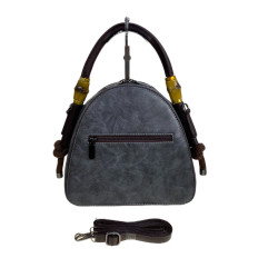 На фото 2 - Женская сумка из искусственной кожи, цвет графит На фото 2 - Женская сумка из искусственной кожи, цвет графит