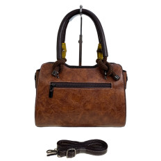 На фото 2 - Женская сумка из искусственной кожи, цвет коричневый На фото 2 - Женская сумка из искусственной кожи, цвет коричневый