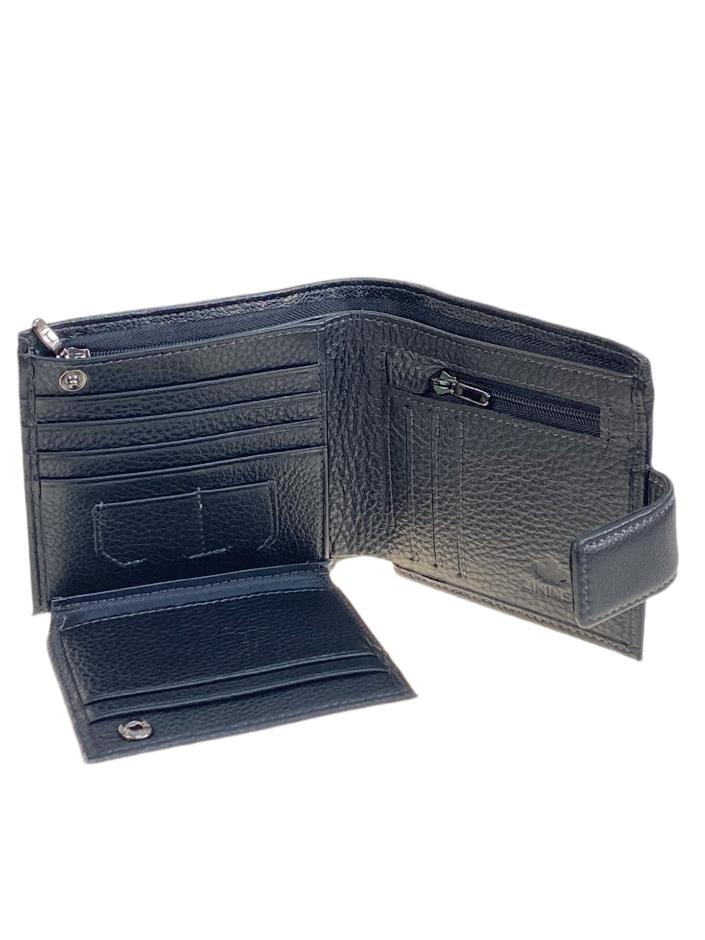 На фото 2 - Портмоне мужское из натуральной кожи , цвет черный На фото 2 - Портмоне мужское из натуральной кожи , цвет черный