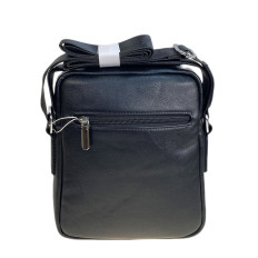 На фото 2 - Сумка мужская из натуральной кожи, цвет черный На фото 2 - Сумка мужская из натуральной кожи, цвет черный