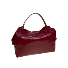 На фото 1 - Женская сумка из натуральной кожи, цвет  красный На фото 1 - Женская сумка из натуральной кожи, цвет  красный