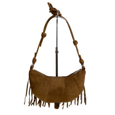 На фото 2 - Женская сумка из искусственной замши, цвет коричневый На фото 2 - Женская сумка из искусственной замши, цвет коричневый