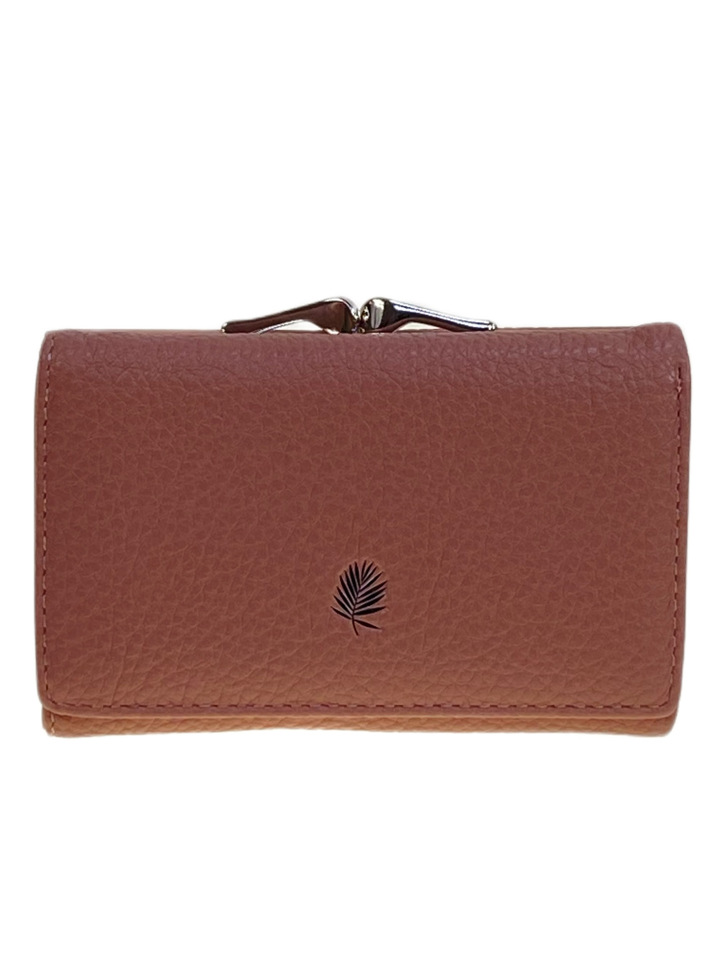 На фото 1 -  Женское портмоне из искусственной кожи, цвет  розовый