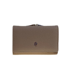 На фото 1 -  Женское портмоне из искусственной кожи, цвет хаки