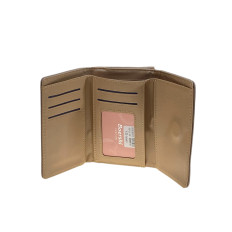 На фото 2 -  Женское портмоне из искусственной кожи, цвет хаки