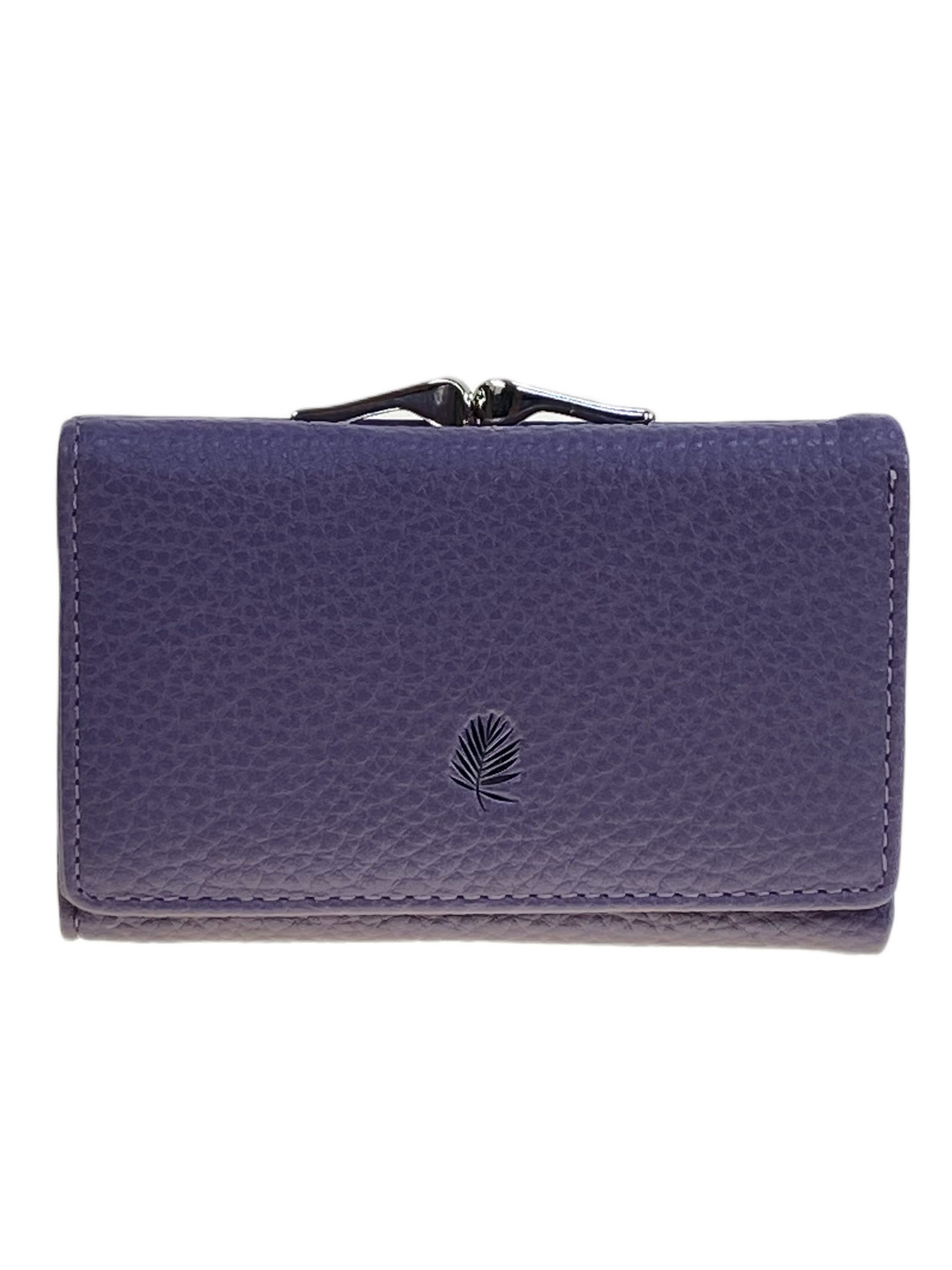 На фото 1 -  Женское портмоне из искусственной кожи, цвет фиолетовый