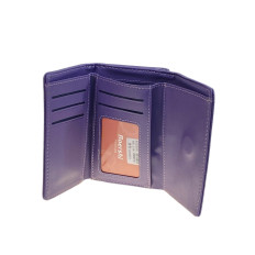 На фото 2 - Женское портмоне из искусственной кожи, цвет фиолетовый На фото 2 - Женское портмоне из искусственной кожи, цвет фиолетовый