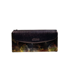 На фото 1 -  Женский кошелёк из натуральной кожи, цвет кофе