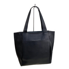 На фото 1 - Женская сумка из искусственной кожи, цвет черный 