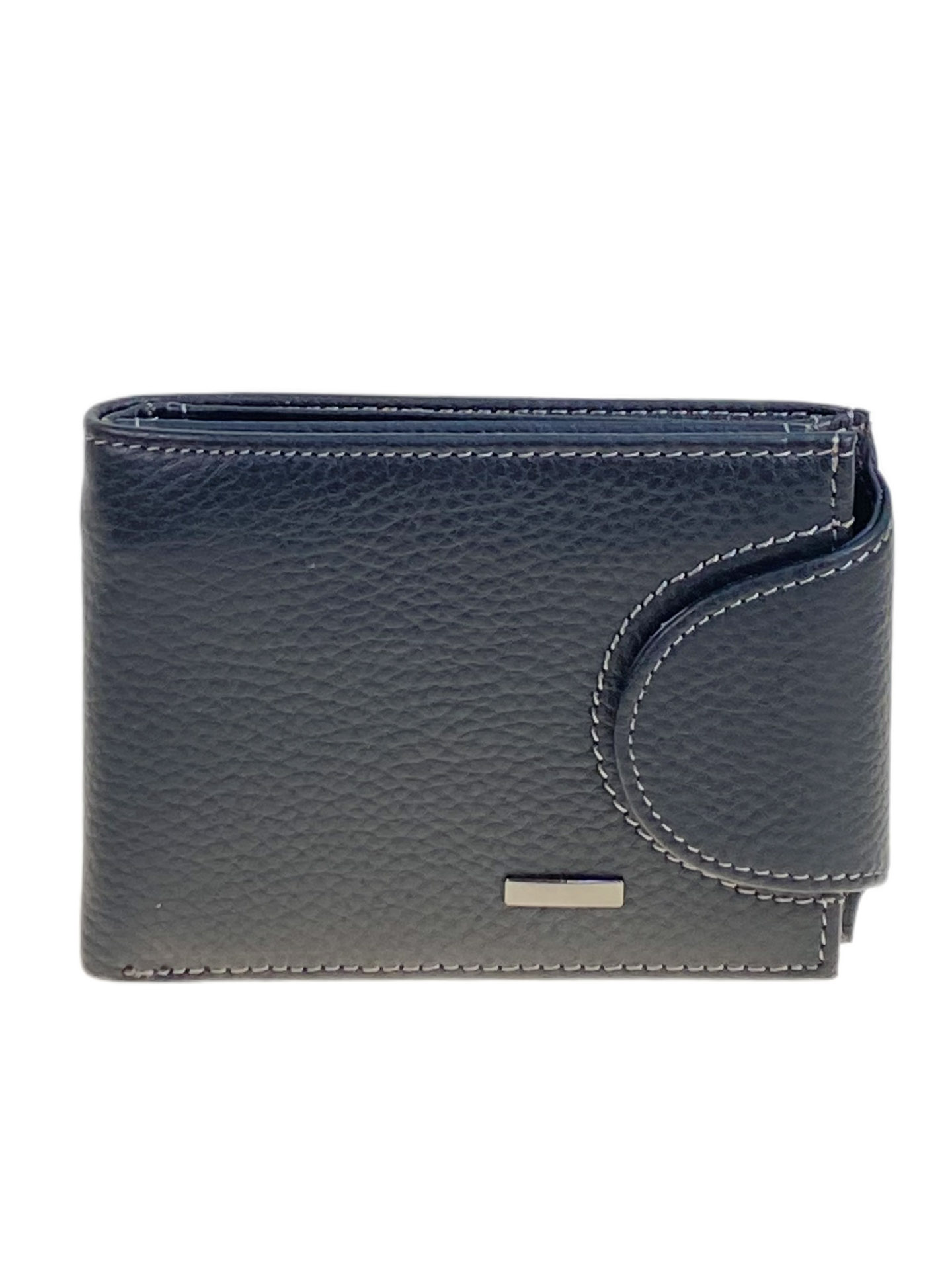 На фото 1 - Портмоне мужское из натуральной кожи, цвет черный На фото 1 - Портмоне мужское из натуральной кожи, цвет черный