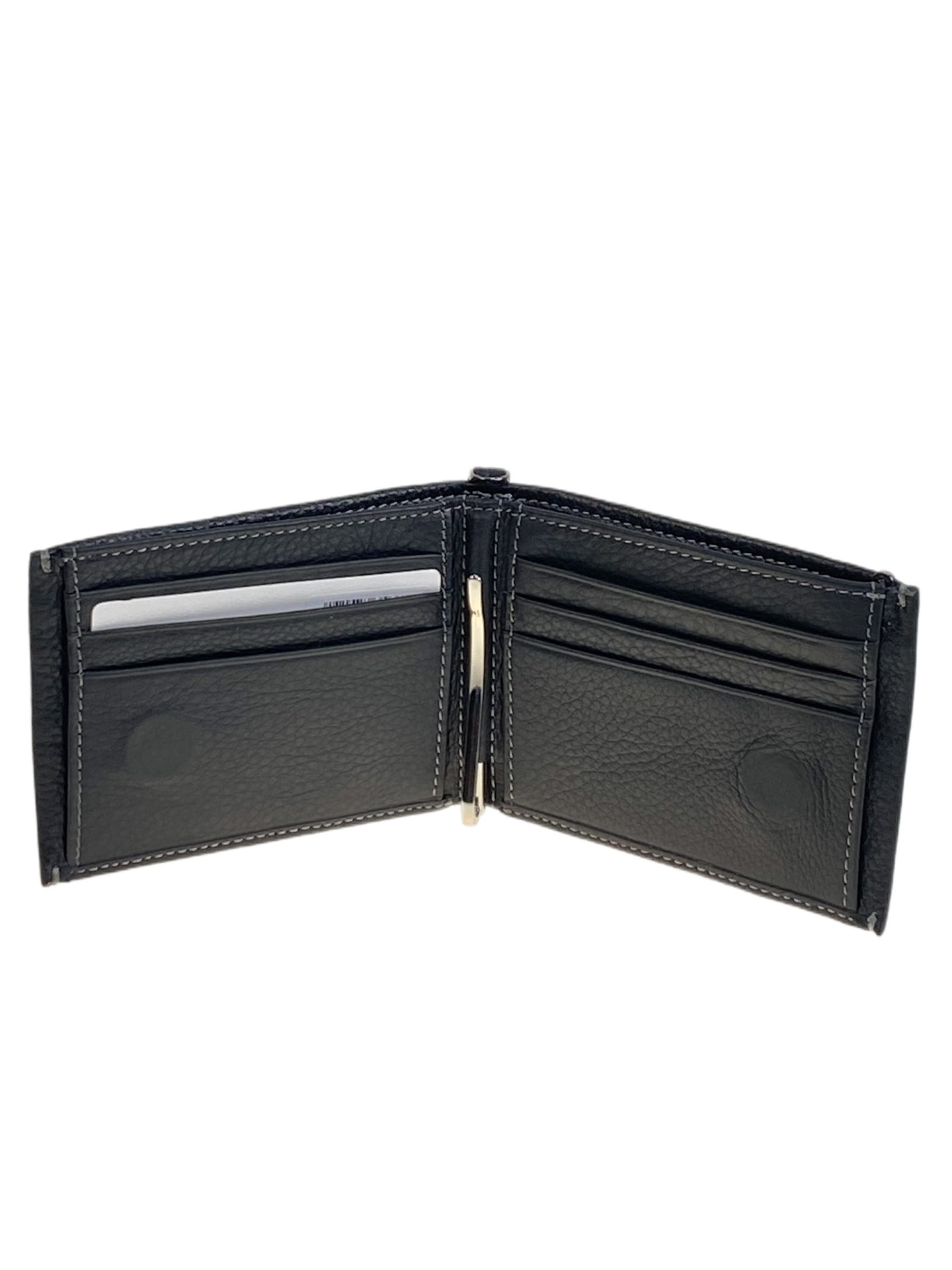 На фото 2 - Портмоне мужское из натуральной кожи, цвет черный На фото 2 - Портмоне мужское из натуральной кожи, цвет черный