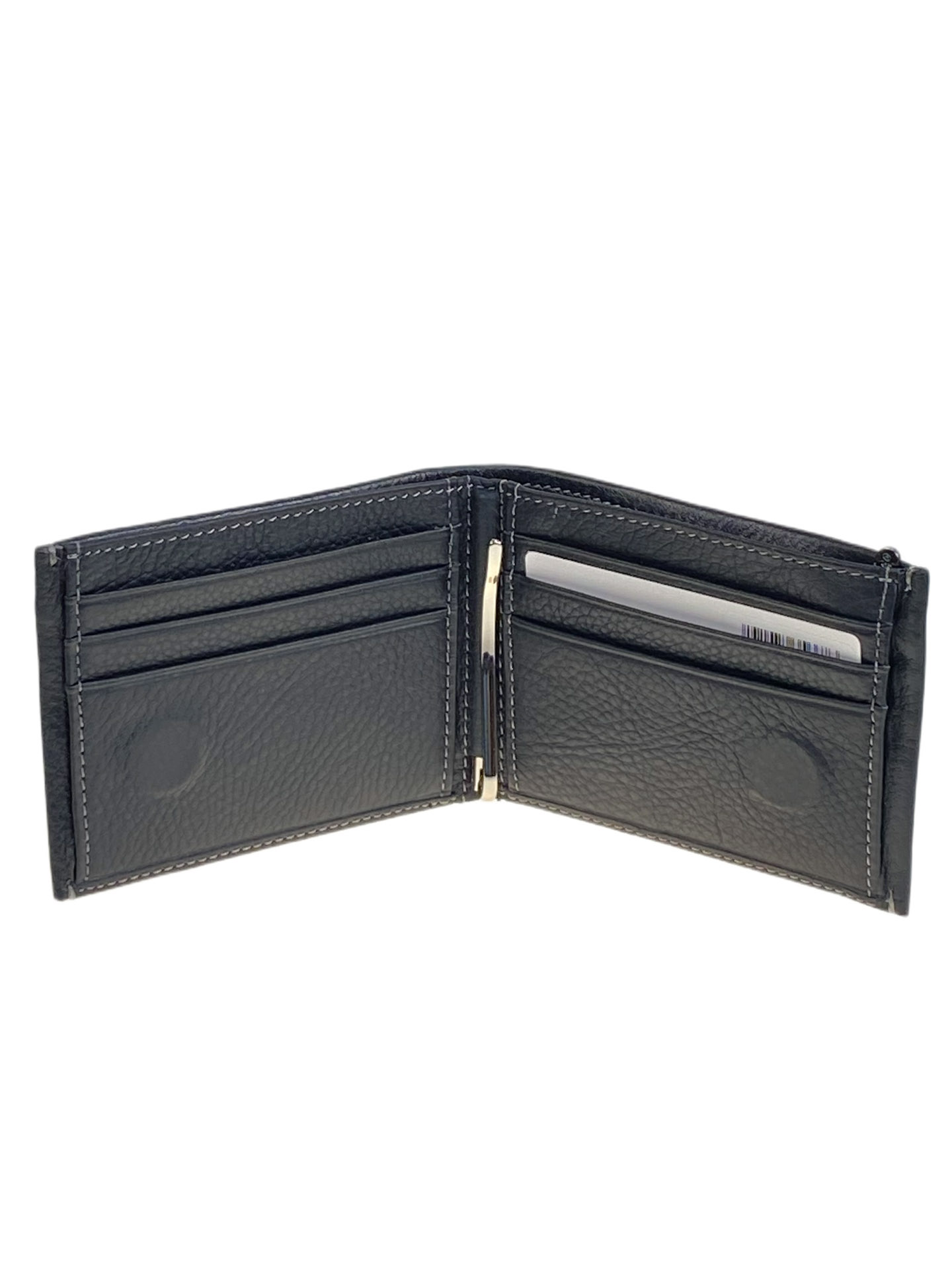 На фото 2 - Портмоне мужское из натуральной кожи, цвет черный На фото 2 - Портмоне мужское из натуральной кожи, цвет черный