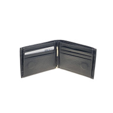 На фото 2 - Портмоне мужское из натуральной кожи, цвет черный На фото 2 - Портмоне мужское из натуральной кожи, цвет черный