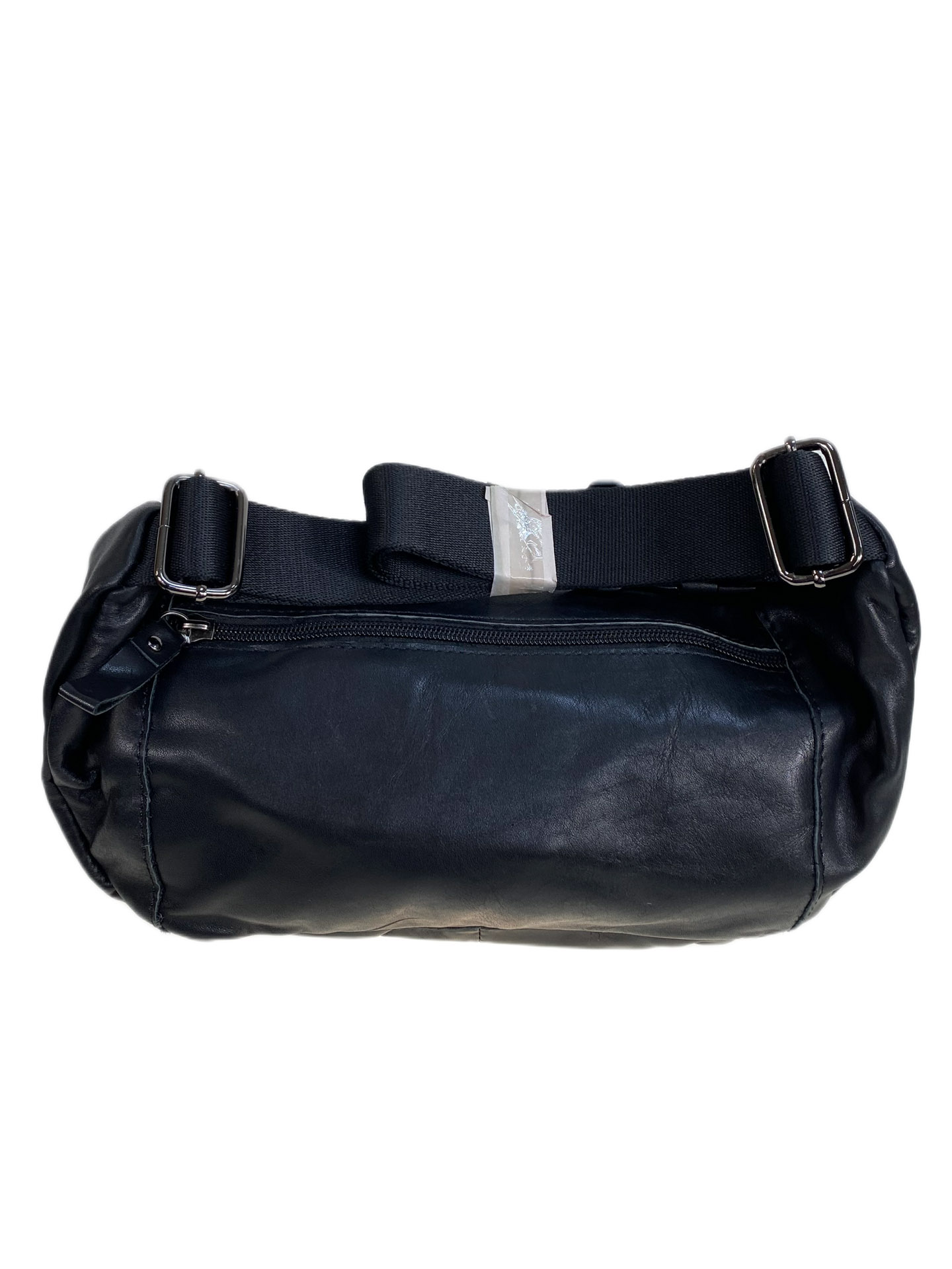 На фото 2 - Сумка мужская на пояс из натуральной кожи, цвет черный На фото 2 - Сумка мужская на пояс из натуральной кожи, цвет черный