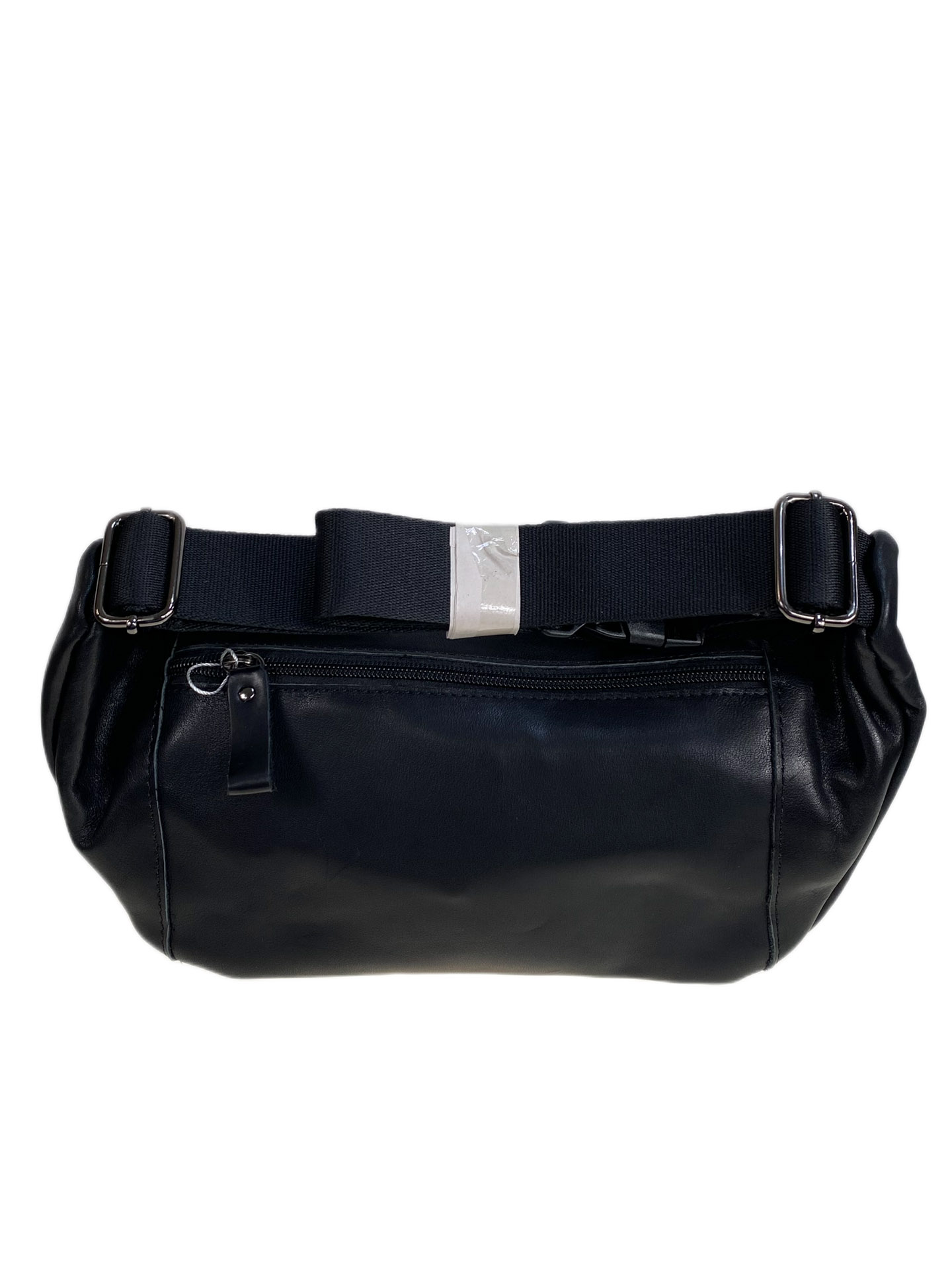 На фото 2 - Сумка мужская на пояс из натуральной кожи, цвет черный На фото 2 - Сумка мужская на пояс из натуральной кожи, цвет черный