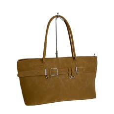 На фото 2 - Женская сумка из искусственной кожи, цвет рыже-коричневый На фото 2 - Женская сумка из искусственной кожи, цвет рыже-коричневый